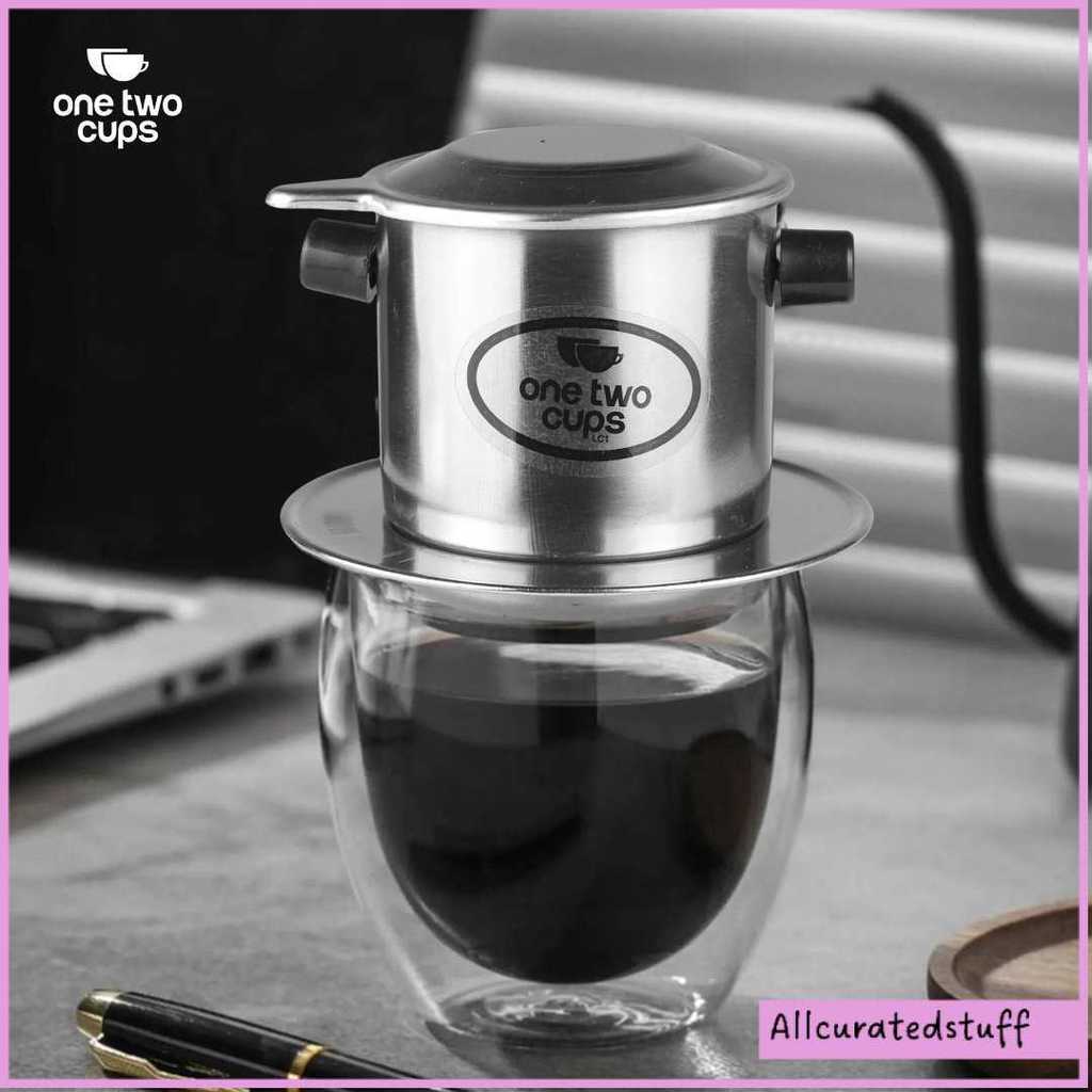 One Two Cups Vietnam Drip Coffee Filter Pot 120ml 7Q - ON-7Q