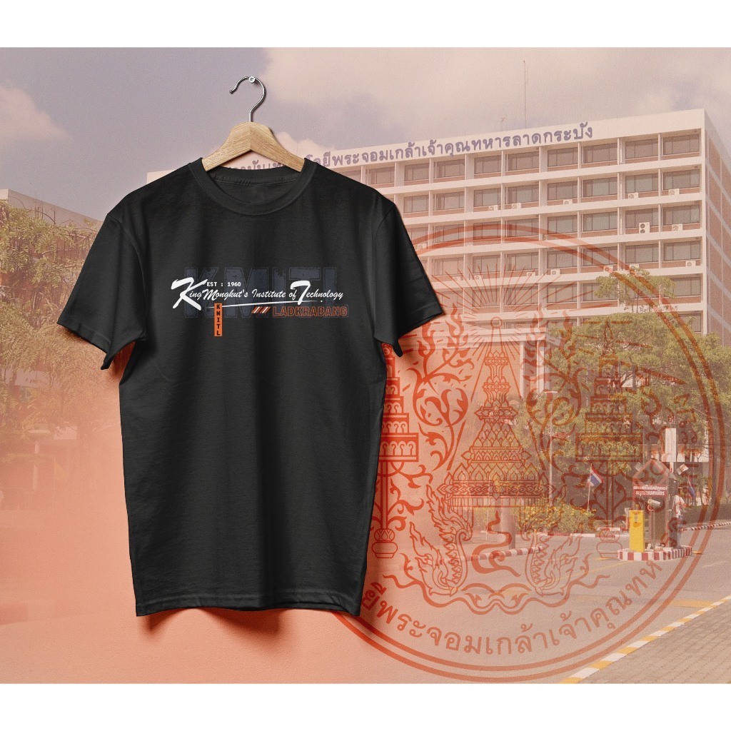 2026 เสื้อยืด KMITL สถาบันเทคโนโลยีพระจอมเกล้าเจ้าคุณทหารลาดกระบัง ชุด3 มี 3 สี สีขาว สีดำ สีส้ม ใส่