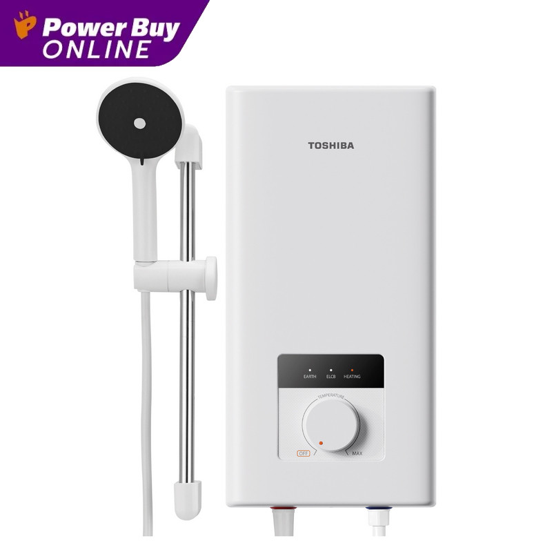 TOSHIBA เครื่องทำน้ำอุ่น (3800 วัตต์) รุ่น TWH-38MFNTH(W)-WB (ไม่รวมติดตั้ง)