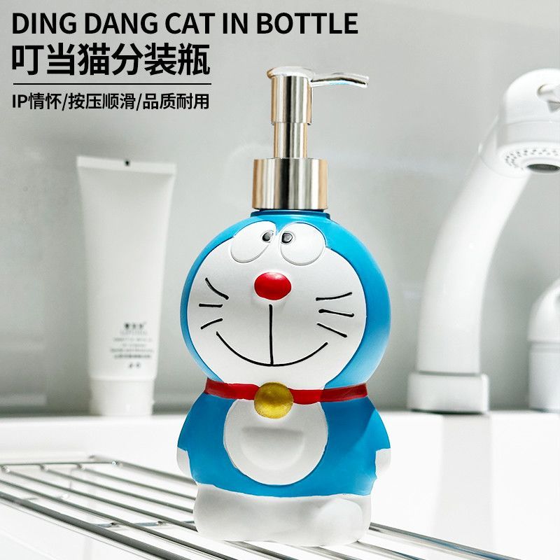 M Q Doraemon Sub-bottling High-value Hand Sanitizer เจลอาบน้ําแชมพู Push Type Travel ขวดเปล่า