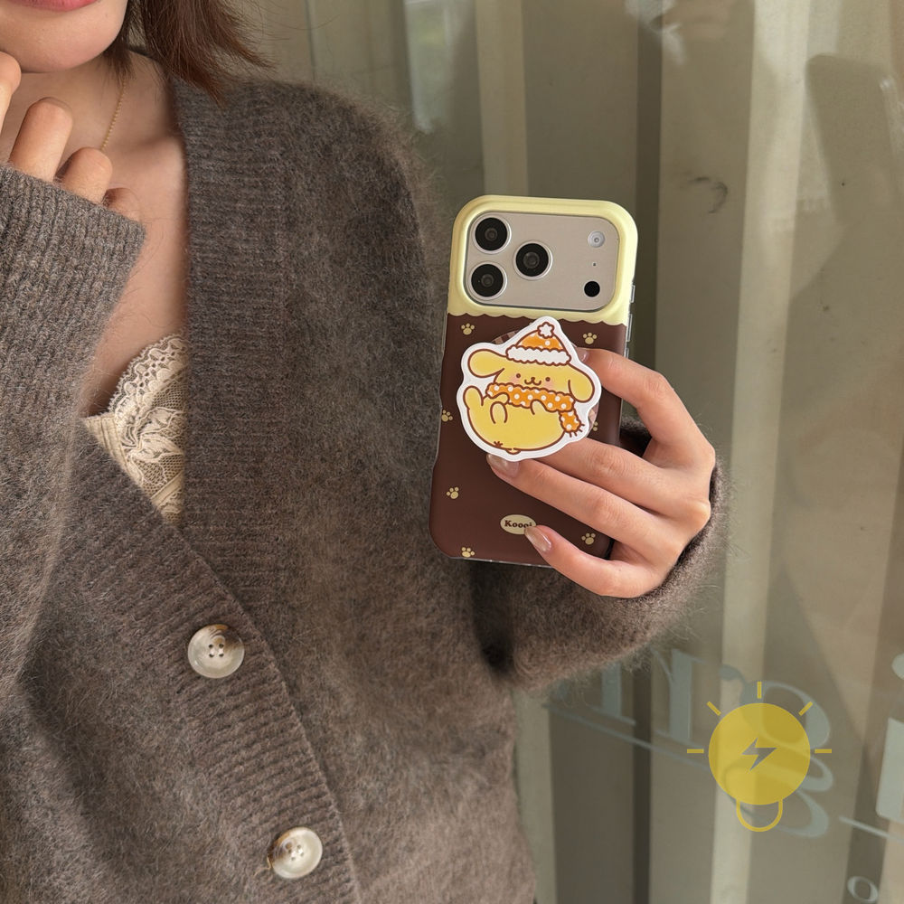 For เคสไอโฟน with Griptok TPU Color Match Dog เคส Phone Case For iPhone 17 Pro Max 16 15 14 13 Cover  Aesthetic Korean Cute - รูปที่ 3