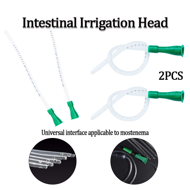 2PCS Intestinal Rinse ทิ้ง Flushing Tube ในครัวเรือน Spa Defectation Enema Intestinal Cleaner อุปกรณ์เสริม