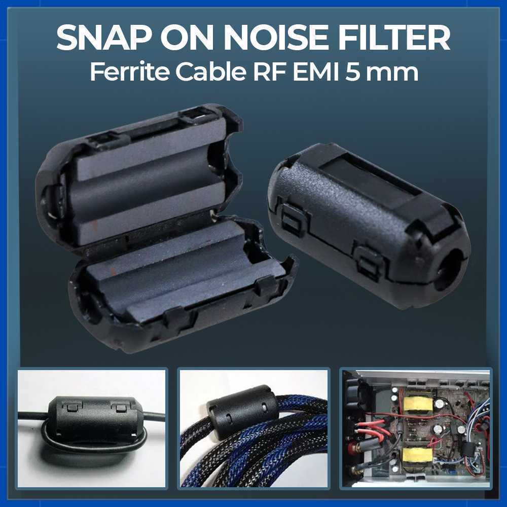 TDK Snap On Noise Filter Ferrite Cable RF EMI 5mm - 3605