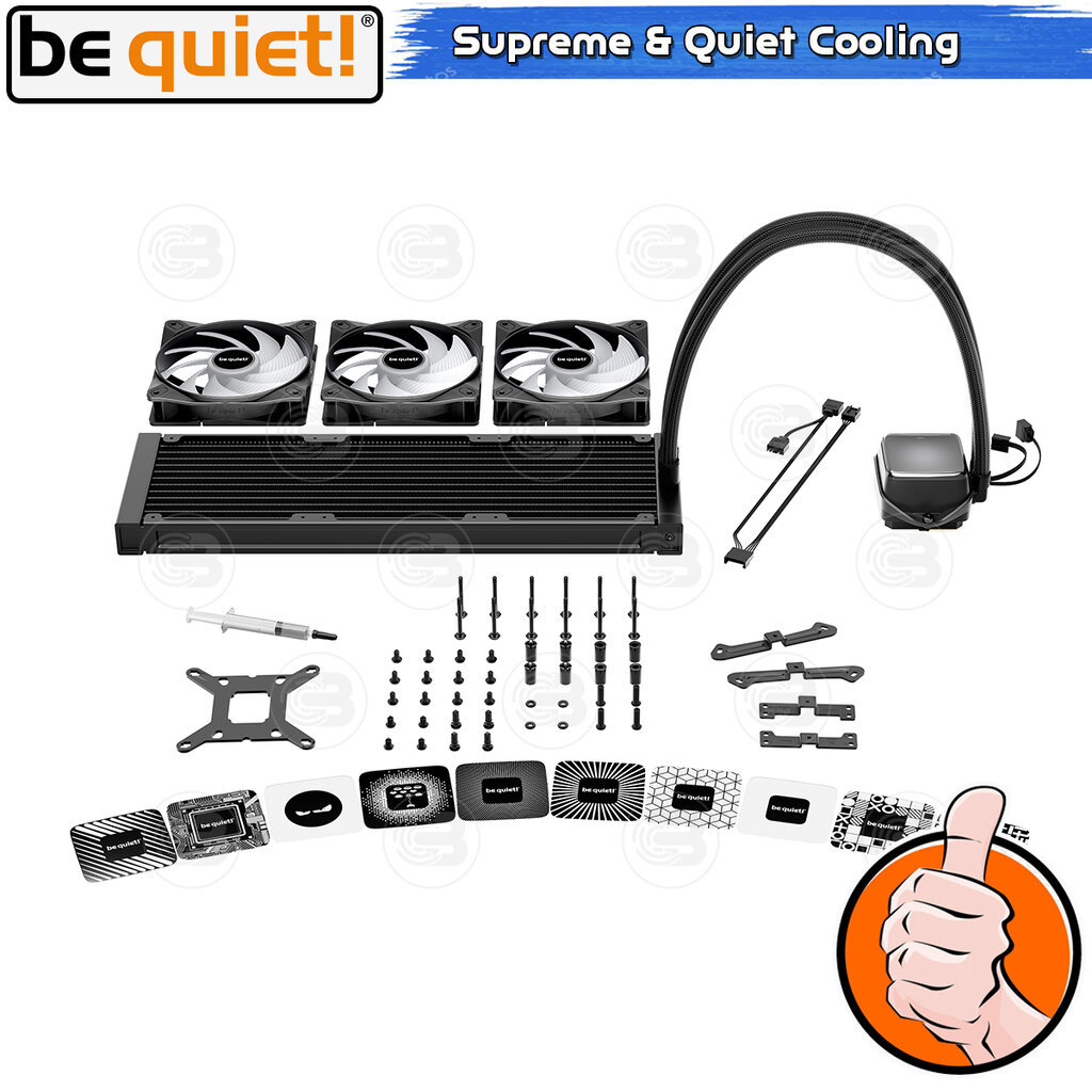 [CoolBlasterThai] Be Quiet Pure Loop 3 LX 360 AIO Water Cooling CPU Cooler (AM5/LGA1851 Ready) (BW031EU) ประกัน 3 ปี ราคา ถูกที่สุด ดีลบีเคเค แกลเลอรีภาพที่ 6