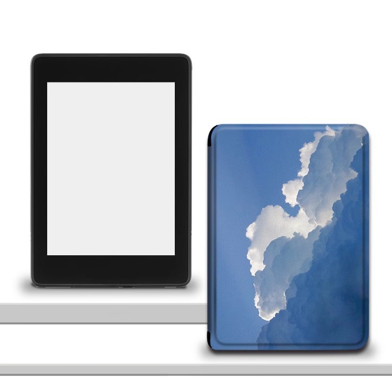 Kobo Libra Colour/Kobo Libra2 7 นิ้ว Sleep Wake-up Hand Rest Soft Case เคสป้องกัน Cloud Sky [จัดส่งใ