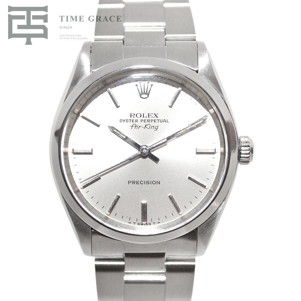 ROLEX Wristwatch Air-King 5500 Silver Used