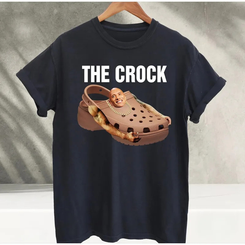 วินเทจ เสื้อยืดผู้ชายตลก The Crock ผ้าฝ้ายแท้ สตรีท สตูปิด แปลก ตลก สีสบาย ไม่จำกัดเพศ เสื้อโอเวอร์ไ
