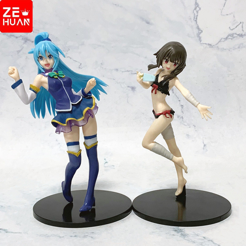 17ซม.KonoSuba Megmin Aquaรุ่นAction Figureของเล่นของขวัญ