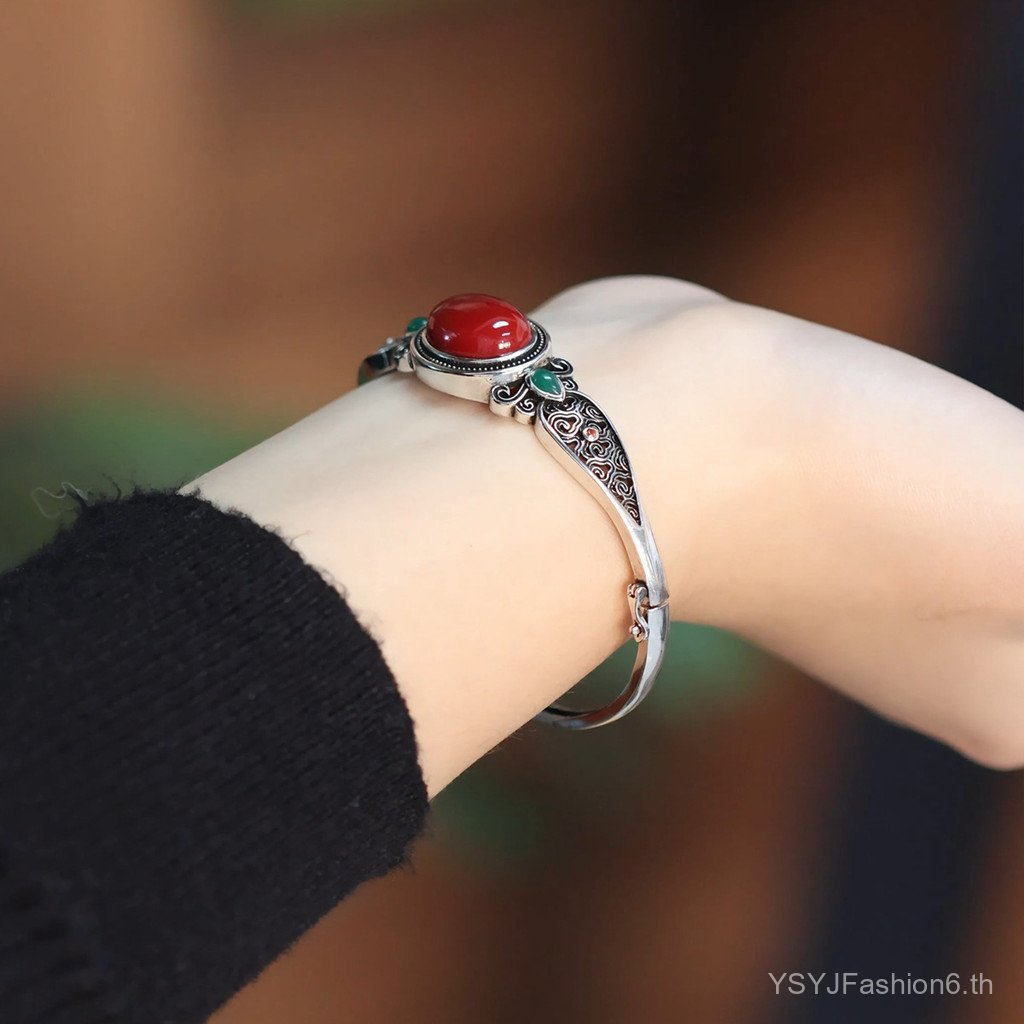 สร้อยข้อมือสไตล์จีนย้อนยุค สำหรับผู้หญิง