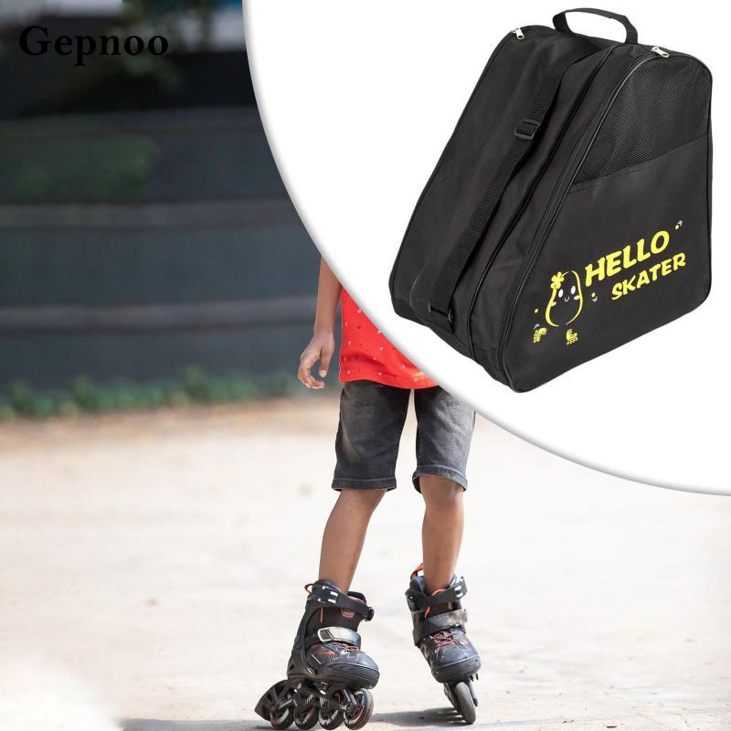 กระเป๋าใส่รองเท้าสเก็ตแบบระบายอากาศ พร้อมใช้งานกับroller skates และinline skates — صورة 3