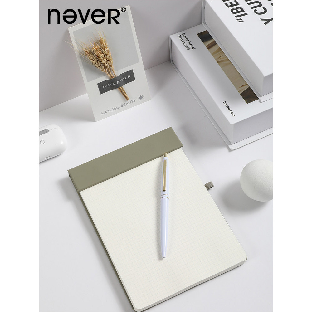 postit postit น่ารัก Never Nordic แม่เหล็กกระดาษโน้ตตารางที่เรียบง่าย