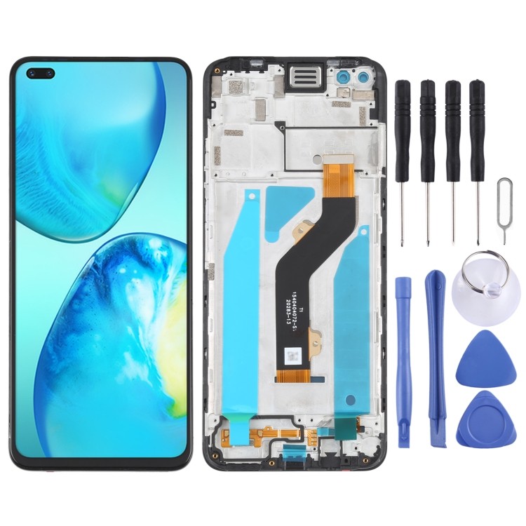 Dropshiping OEM หน้าจอ LCD สําหรับ infinix Note 8 X692 Digitizer Full Assembly พร้อมกรอบ
