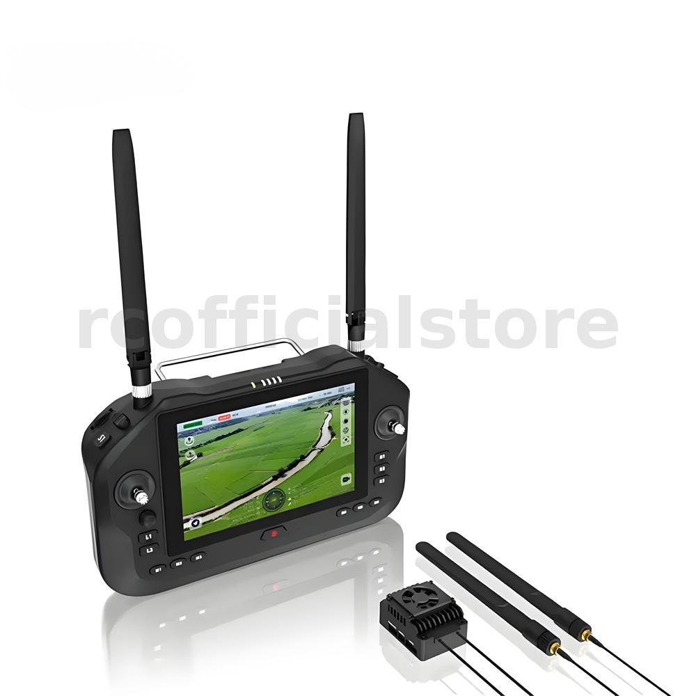 SIYI UniRC 7/7 Pro 2.4GHz และ 5GHz Dual Band 40KM Handheld Ground Station คอนโทรลเลอร์อัจฉริยะพร้อมก