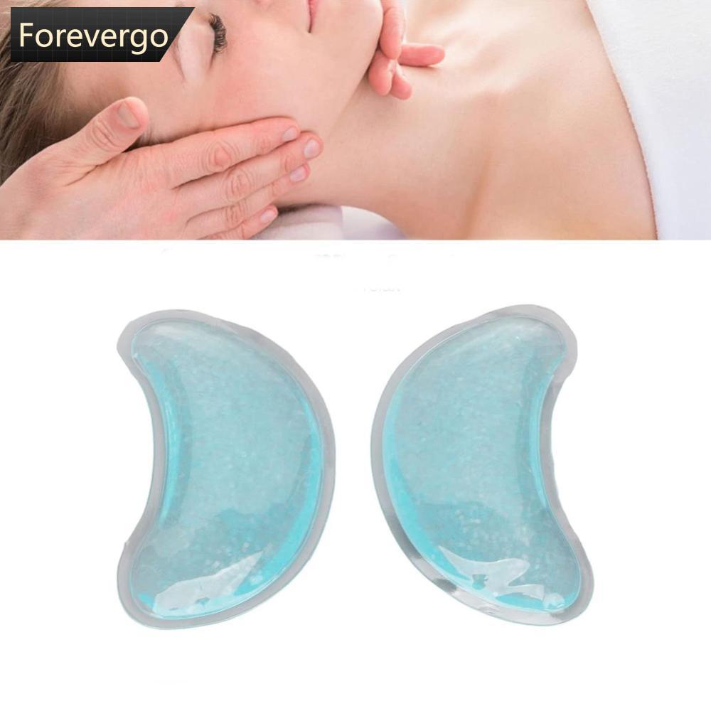 FVG 2pcs Hot Cold Compress Gel Eye Pads Reusable Gel Eye Bag Patch Cooling Gel Eye Patch Gel Eye Ice