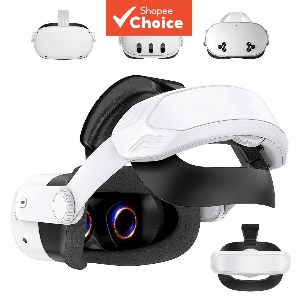 สายรัดศีรษะสําหรับ Oculus Meta Quest 3S Quest 3 Quest 2, สายรัดปรับแฟชั่นเพื่อความสบาย รองรับ VR Hea