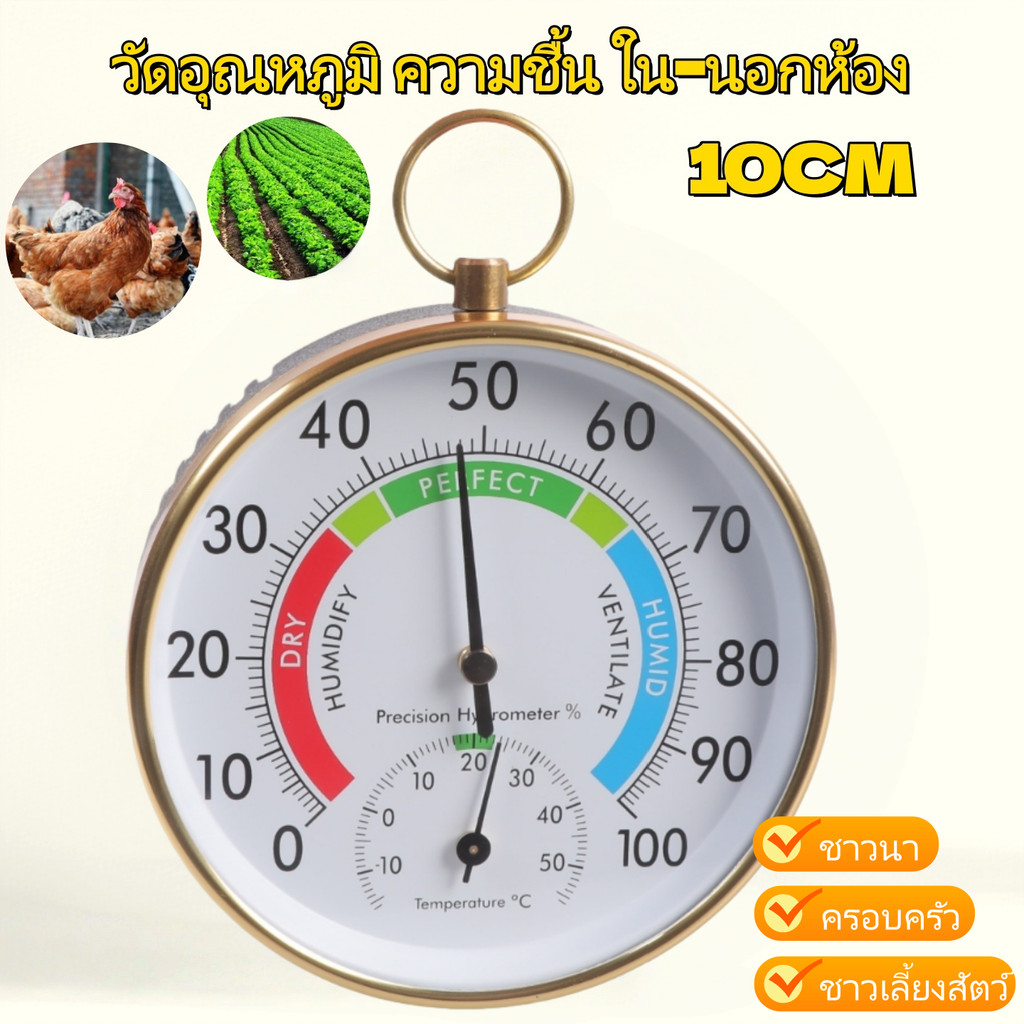 Tools.Shop จัดส่งทันที เครื่องวัดอุณหภูมิความชื้น อเนกประสงค์ สําหรับวัดอุณหภูมิ