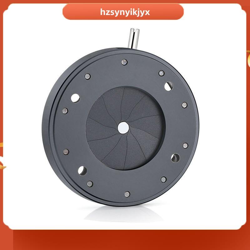 hzsynyikjyx1.5-17MM รูรับแสงด้วยตนเองปรับ Mechanical Iris ไดอะแฟรม Iris สําหรับกล้องจุลทรรศน์กล้องดิ