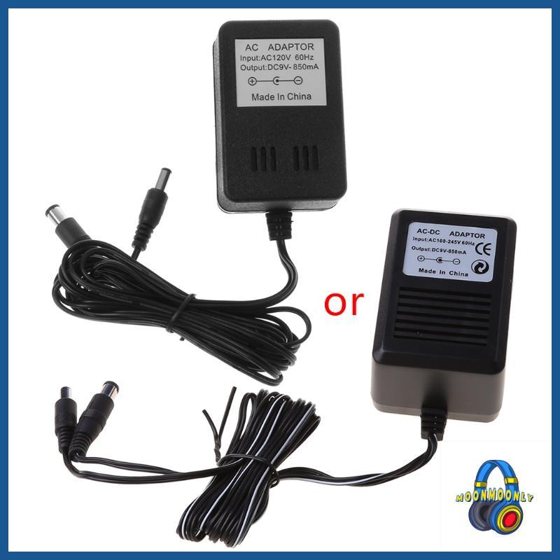 MOON 9V AC สําหรับ DC Adapter Power Supply Charger สําหรับ NES Super SNES Genesis 1
