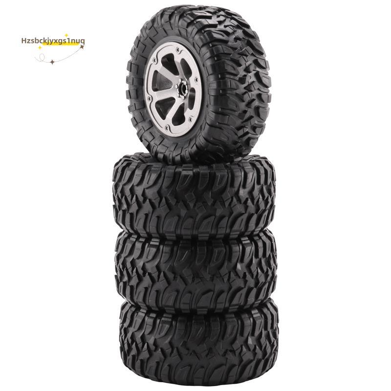Hzsbckjyxgs1uq4 ชิ้น 73 มิลลิเมตรยาง Tyre ล้อสําหรับ C14 C24 B24 B36 MN D90 MN-90 MN99S FY003 FY004 RC รถอะไหล่อัพเกรดอุปกรณ์เสริม