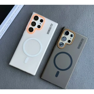 Case ของแท้ เคสชาร์จไร้สาย สำหรับ SAMSUNG S26Ultra S26 S26Plus S24Ultra S25Ultra S24Fe Ultra A37 A57 เคส ใส แม่เหล็ก061