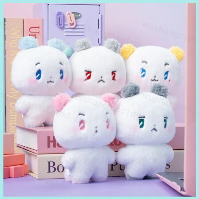 XS1 PLAVE MMMM ตุ๊กตารูป Happy Plave วัน Plushie พวงกุญแจกระเป๋า Charm ของเล่นเด็กสาว XS1