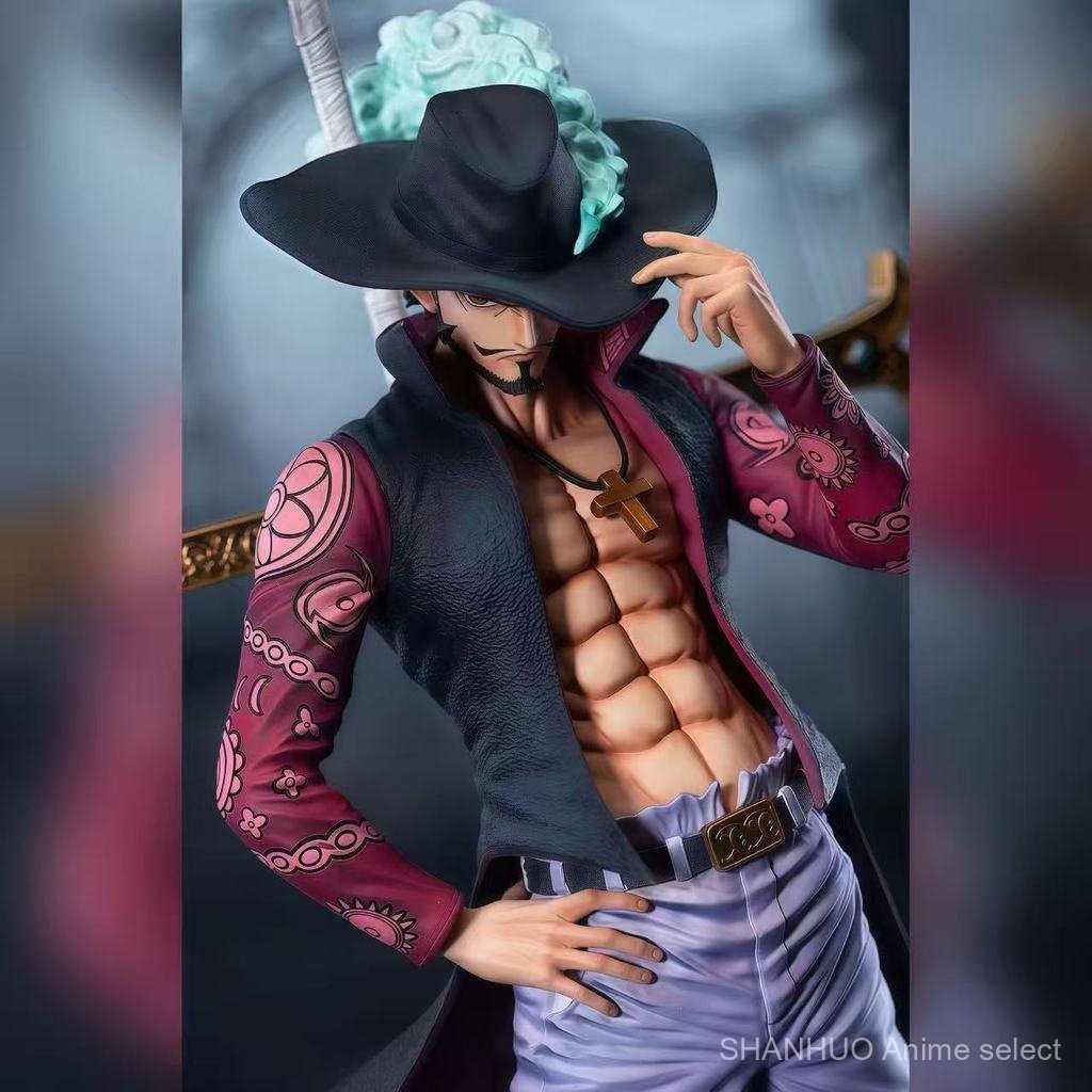 [ในสต็อก] One Piece Overlord Club Hawkeye Mihawk Figure [Limited Edition] One Piece Hawkeye Mihawk G