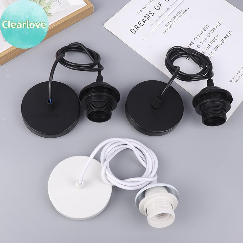 Clearlove Retro E27 โคมไฟ 1 M/1.5 M ลวดโคมไฟเพดาน Soet โคมไฟฐานสําหรับจี้ไฟ TH