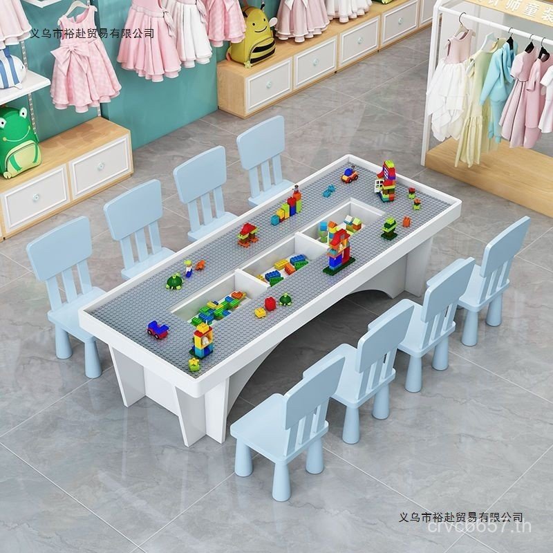 เด็กไม้เนื้อแข็งขนาดใหญ่มัลติฟังก์ชั่บิ๊กเพลงการจัดเก็บตารางอาคารบล็อกอนุภาคของเล่นขนาดเข้ากันได้บิ๊