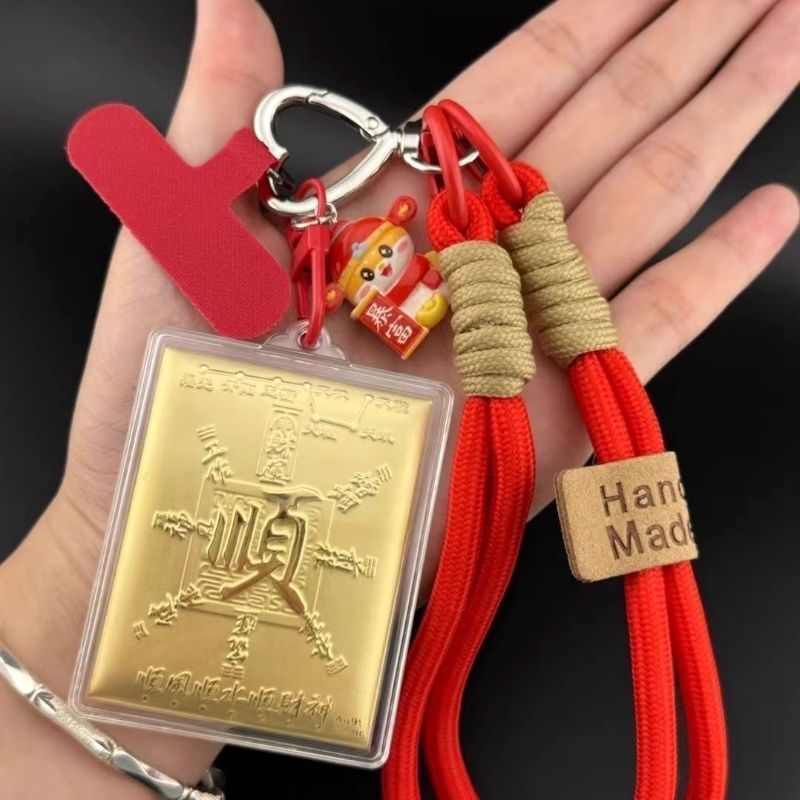 气质/เทมเพอราเมนต์金999八方来财手机手链包挂件财进新年礼物ระเบิดทอง999คลังแปดงานเลี้ยงเพื่อความมั่งคั่งโทรศัพท์มือถือ9963