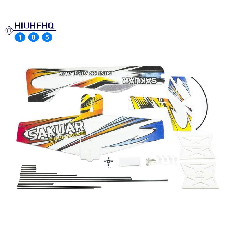 Hiuhfhq106RC Air Plane 3D เครื่องบิน Micro-Mini โฟม EPP PP F3P Lightset ชุดงานอดิเรกของเล่นรีโมทคอนโ