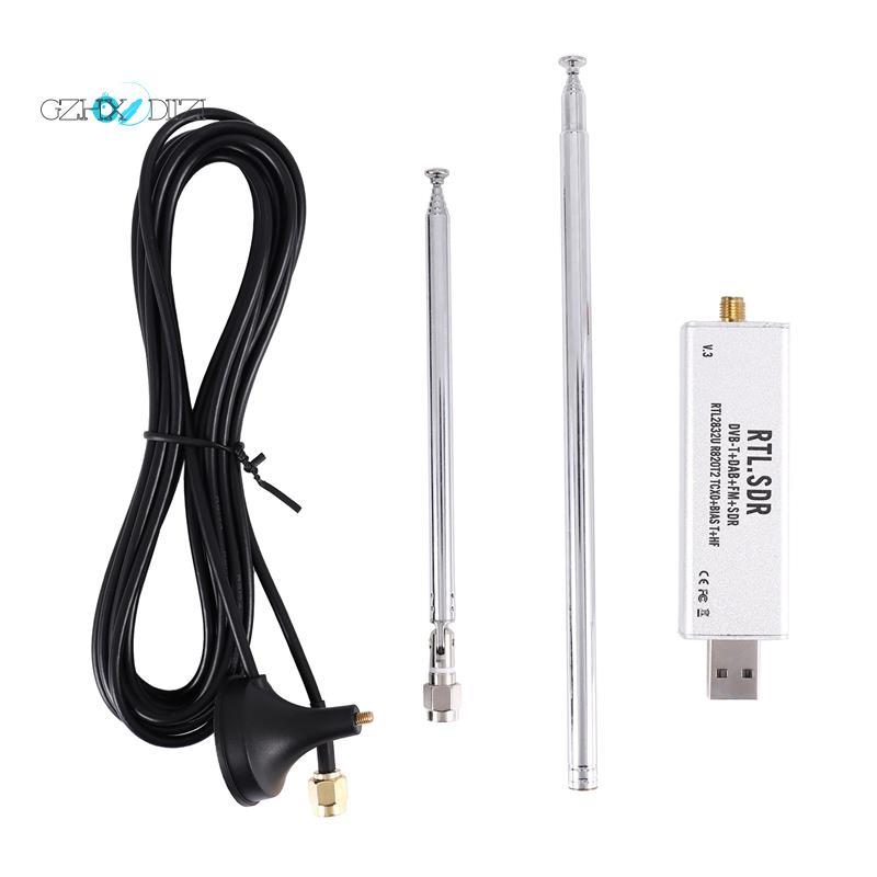 GzhxdiiziRTL-SDR Blog RTL SDR Receiver V3 RTL2832U 0.1MHz-1.7GHz TCXO SMA Receiver พร้อมเสาอากาศ