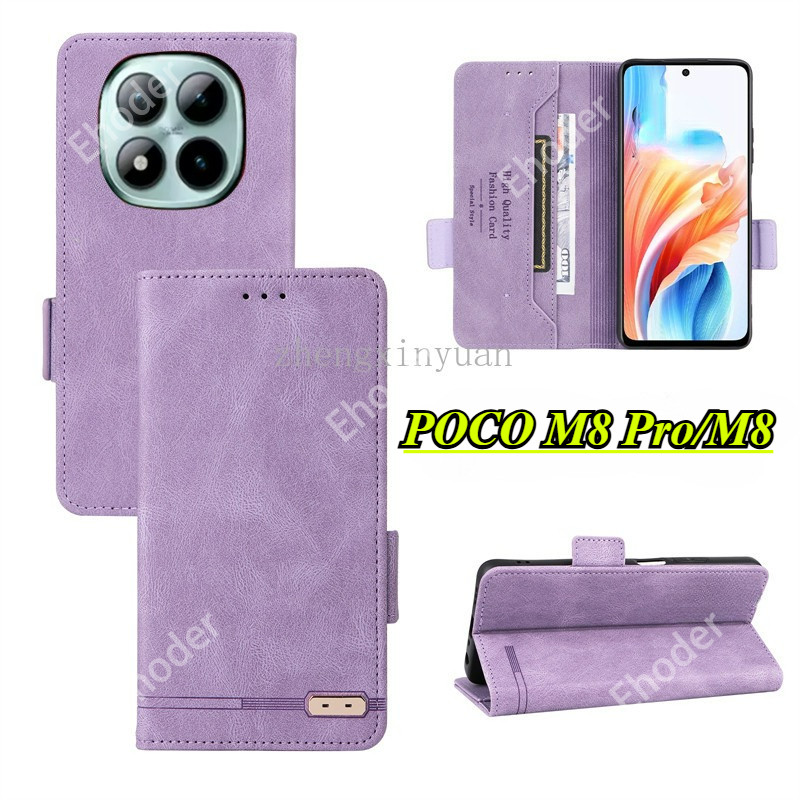 ปลอกสําหรับ XIAOMI POCO M8 Pro POCOM8 5G 2026 เคสโทรศัพท์พลิกหนังสําหรับ POCOM8Pro M8Pro 2510EPC8BG 