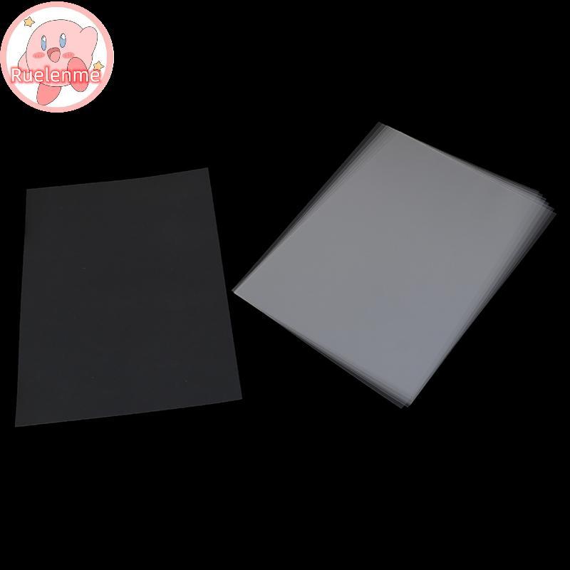 ถูกต้อง 10 ชิ้น A4 Inkjet Laser Printing Transparency Film กระดาษถ่ายภาพ PCB Stencils TH