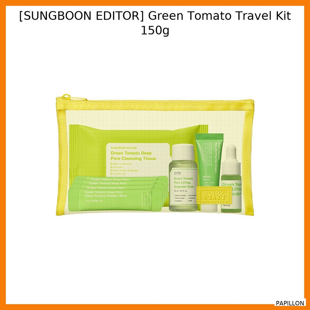 [SUNGBOON EDITOR] Green Tomato Travel Kit 150g / Korean Travel Kit / ของแท้ 100%