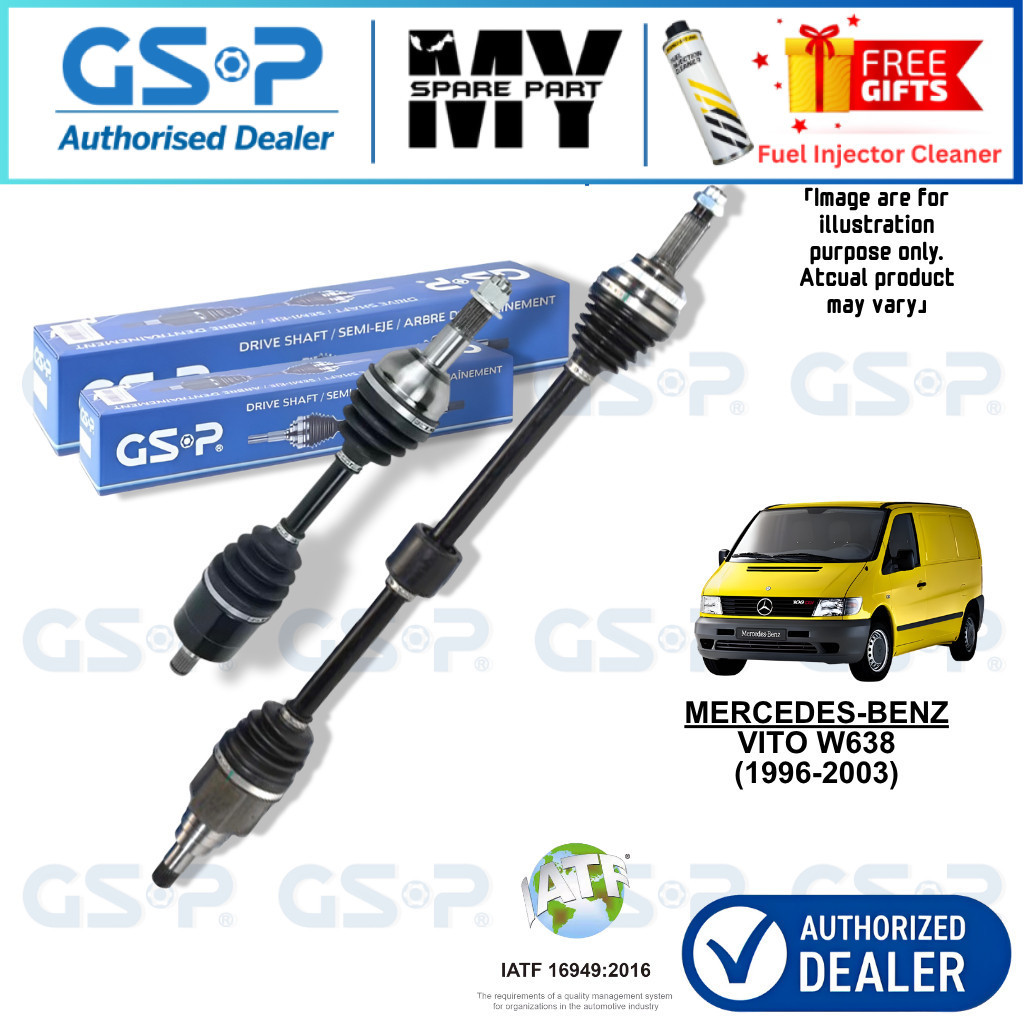 - - GSP DRIVE SHAFT สําหรับ MERCEDES-BENZ VITO W638 (AUTO/MANUAL)
