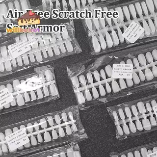 [Willbehot-t] 300 ชิ้น/ถุงเล็บปลอมเคล็ดลับ Matte Coverage โปร่งใสปลอมเคล็ดลับเล็บเจล Extension Diy ฝึกเล็บเครื่องมือ [ใหม่]