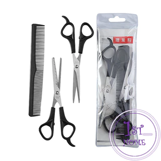 3PCS กรรไกรตัดผม ตัดผมเด็ก ชุดตัดผม ตัดผมตัดผม Salon จัดแต่งทรงผม barber scissors