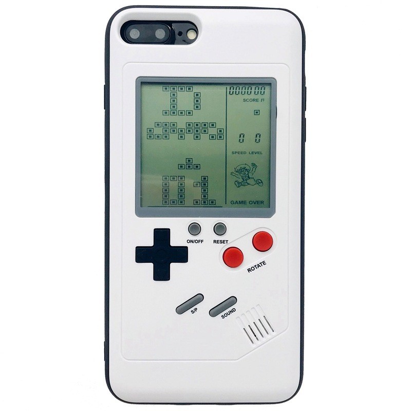 Kasus Telepon Konsol เกม Tetris เกม Tetris TPU Cover Gameboy เคสโทรศัพท์สําหรับโทรศัพท์ 6