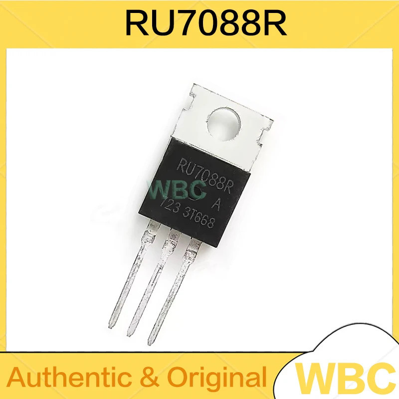 10 ชิ้น/ล็อต RU7088R RU7088 TO-220 Field-effect ทรานซิสเตอร์ใหม่ในสต็อก