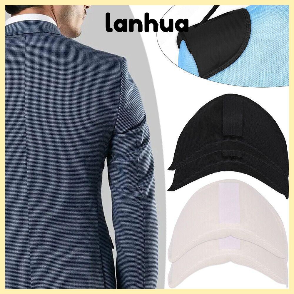 LANHUA แผ่นรองไหล่พร้อมตะขอสําหรับเสื้อสูทเสื้อการเข้ารหัสมัลติฟังก์ชั่นผู้ชายและผู้หญิงแผ่นรองไหล่