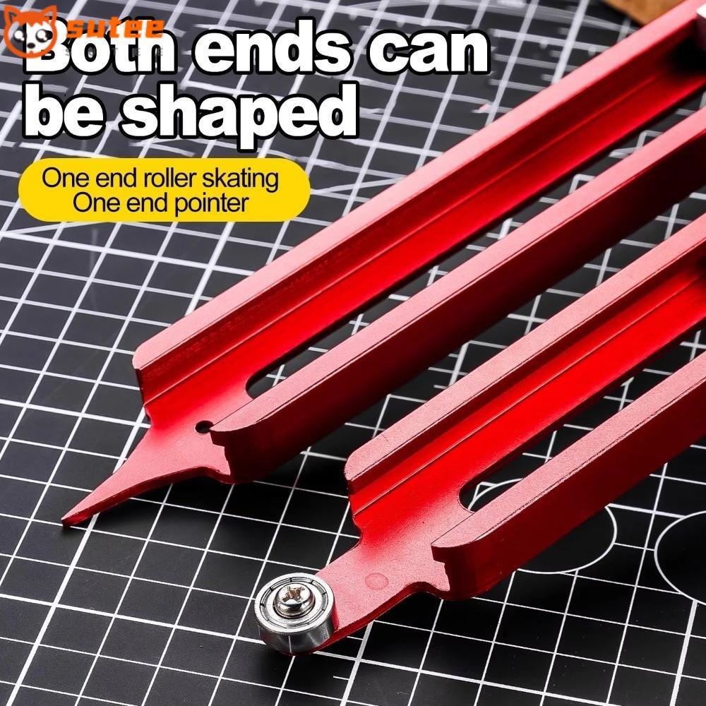 เครื่องมือขัดโปรไฟล์ SUTEE,ที่ใส่ดินสอแบบปรับได้ DIY วัดคอนทัวร์,การวัดขอบงานไม้อเนกประสงค์ระดับมืออ