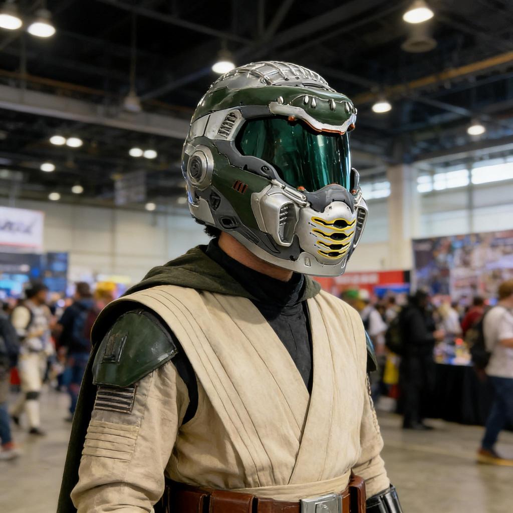 Doom Halloween Eternal Predator Play Mask Headgear เกมคอสเพลย์ ภาพยนตร์ อุปกรณ์ต่อพ่วง Eternal Preda