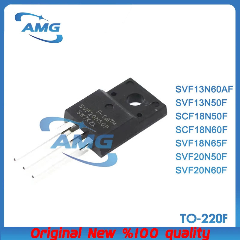 5PCS SVF13N50F, SVF13N60AF, SVF18N50F, SVF18N60F, SVF18N65F, SVF20N50F, SVF20N60F, SVF-effect ทรานซิ