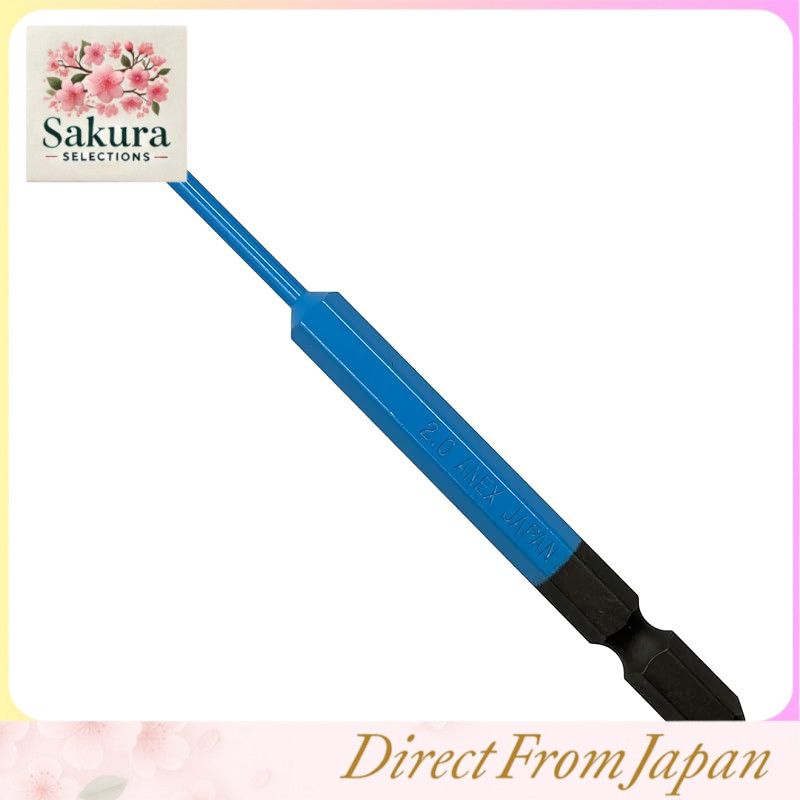 ANEX Color Ball Point Hex Bit - Single Ended, Various Sizes and Lengths