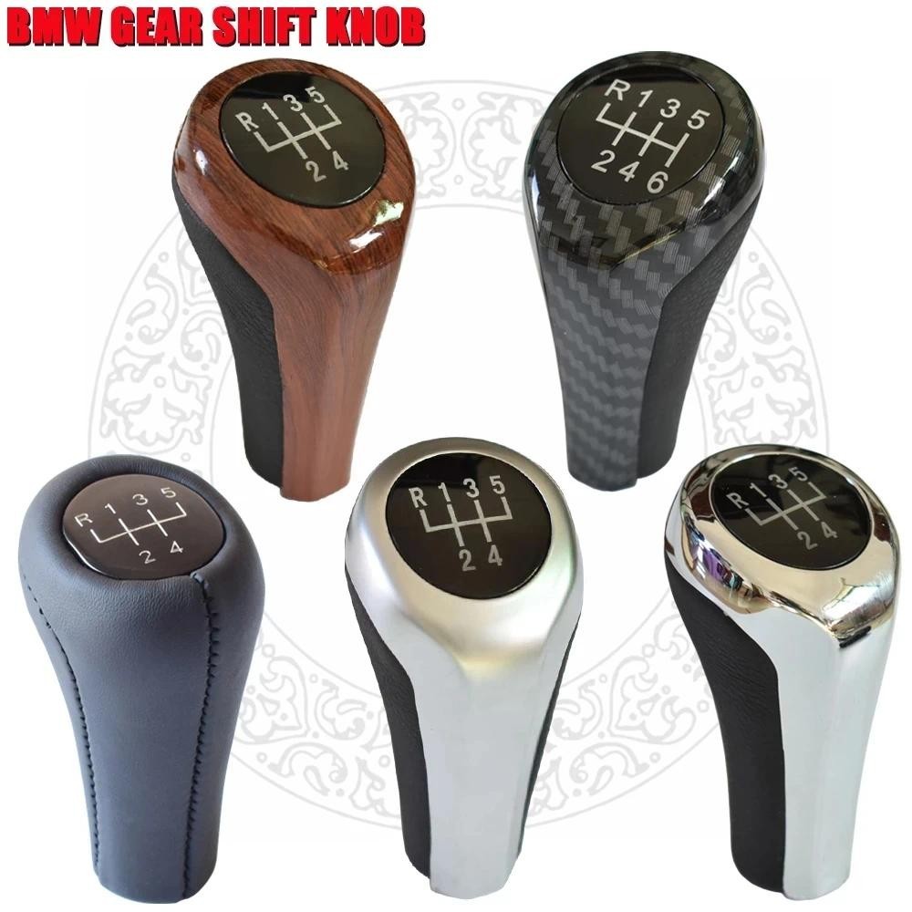 5 6 เกียร์เกียร์ Shift Stick Knob สําหรับ BMW 1 3 5 6 7 Series E60 E61 E28 E34 E39 E63 E64 E90 E91 E