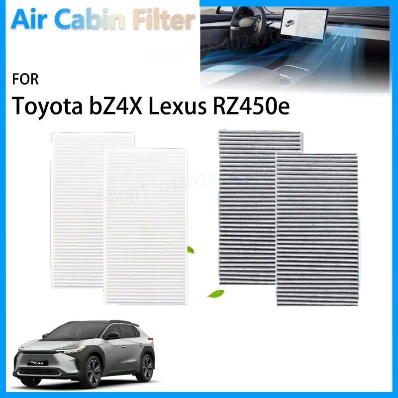 รถสําหรับ Toyota bZ4X Cabin Air Filter Lexus RZ450e RZ 450e คาร์บอนกรองอากาศ Accessorie ทําความสะอาด