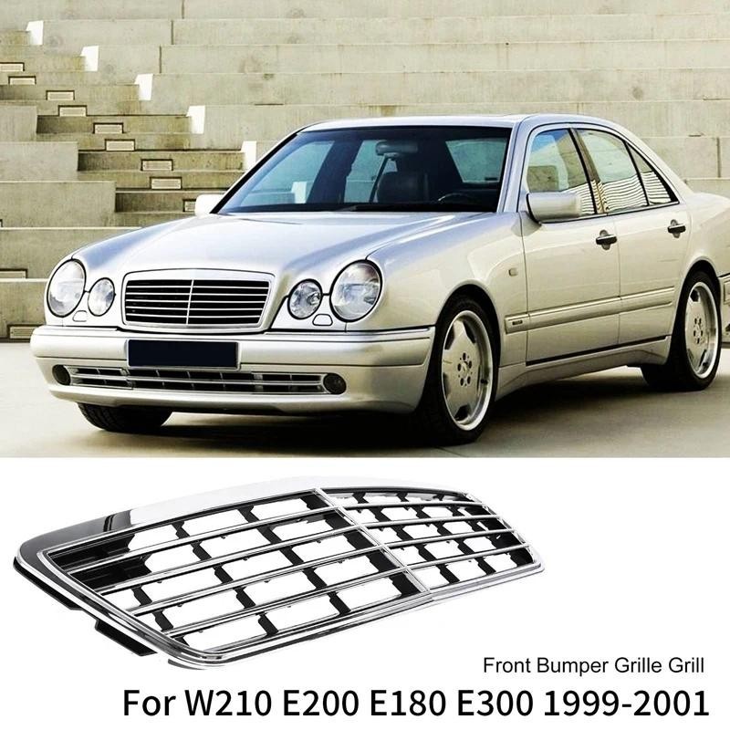 ตะแกรงกันชนหน้ารถสําหรับ Mercedes-Benz W210 E200 E180 E300 1999-2001