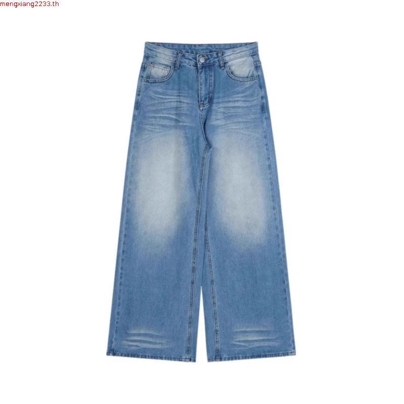 NWL23 Satan S 06 Baggy Pant Blue กางเกงขายาว