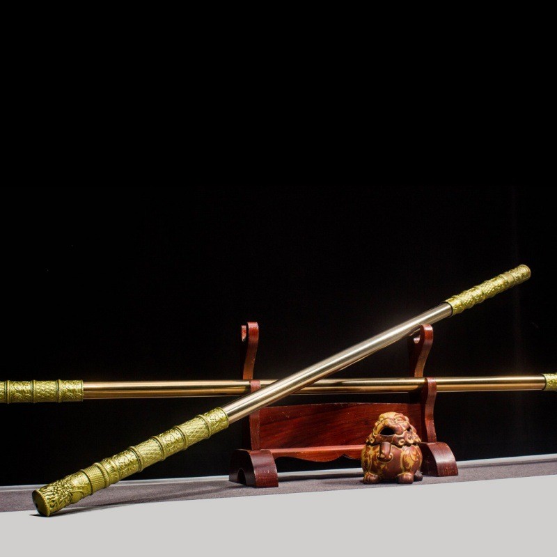 ไม้กระบอง Sun Wukong เมืองหลงชวน รุ่น Ruyi Jingu Bang / Dinghai Shenzhen สำหรับฝึกซ้อม/ตกแต่ง/สะสม ไ