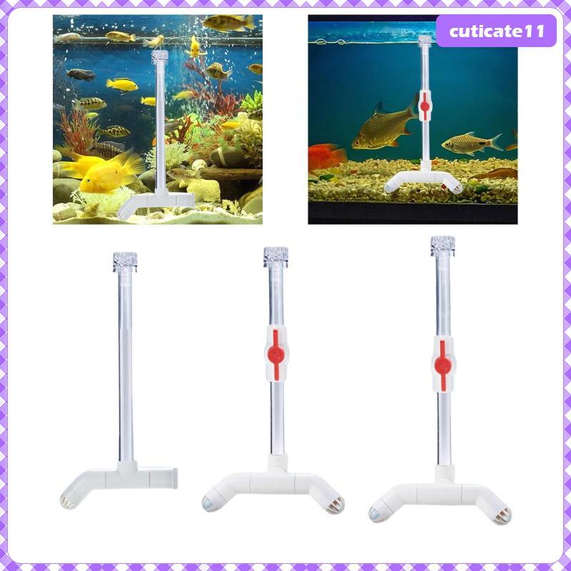 [Cuticate1] Aquatic Skimmer Lily ท่อพื้นผิว Skimmer Inflow/outflow อุปกรณ์เสริมปรับ Flow Aquarium Li
